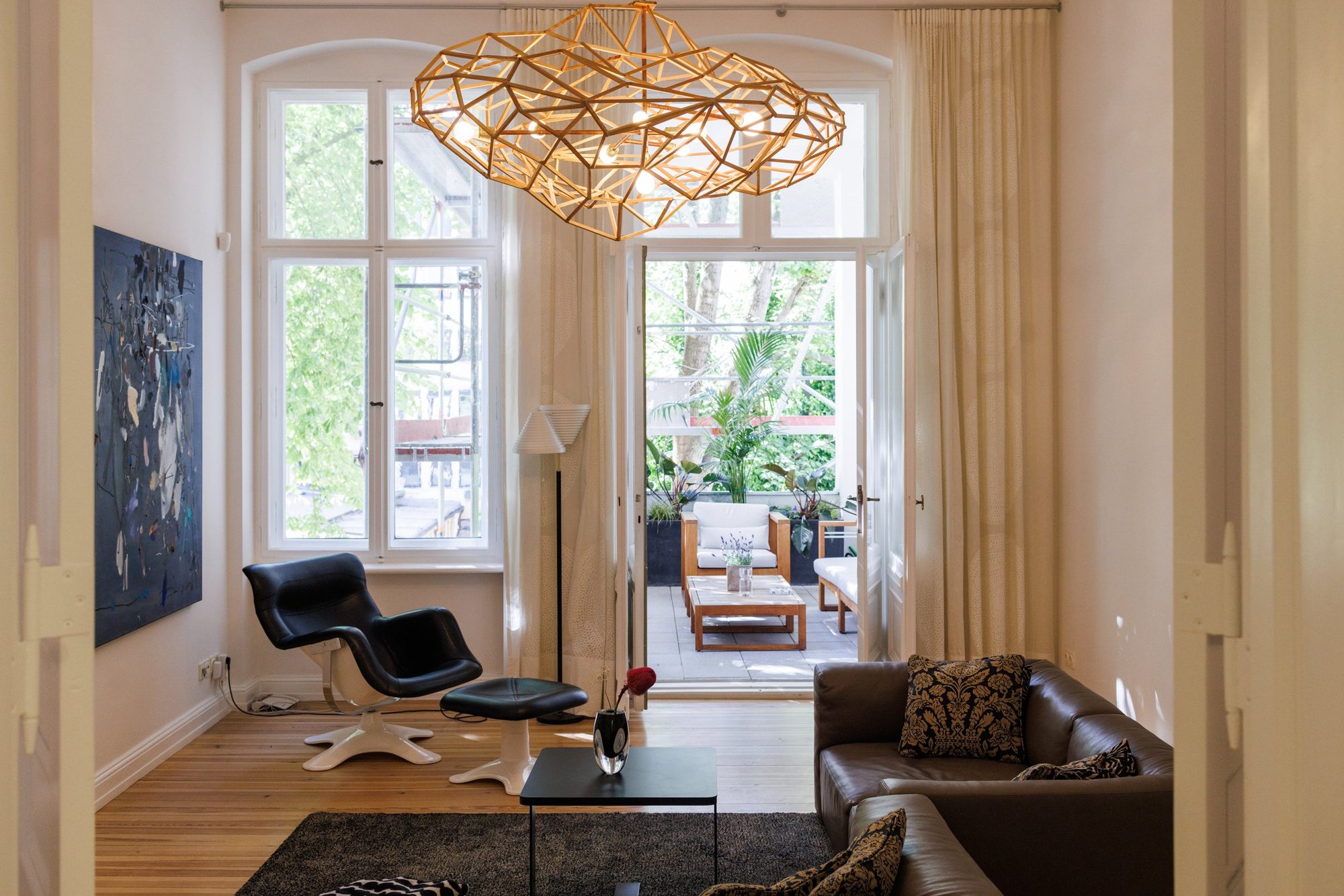 The private apartment and art salon of Timo Miettinen at Marburger Strasse 3, a neo-Renaissance building with a complex Jewish history, Charlottenburg, Berlin, 2023