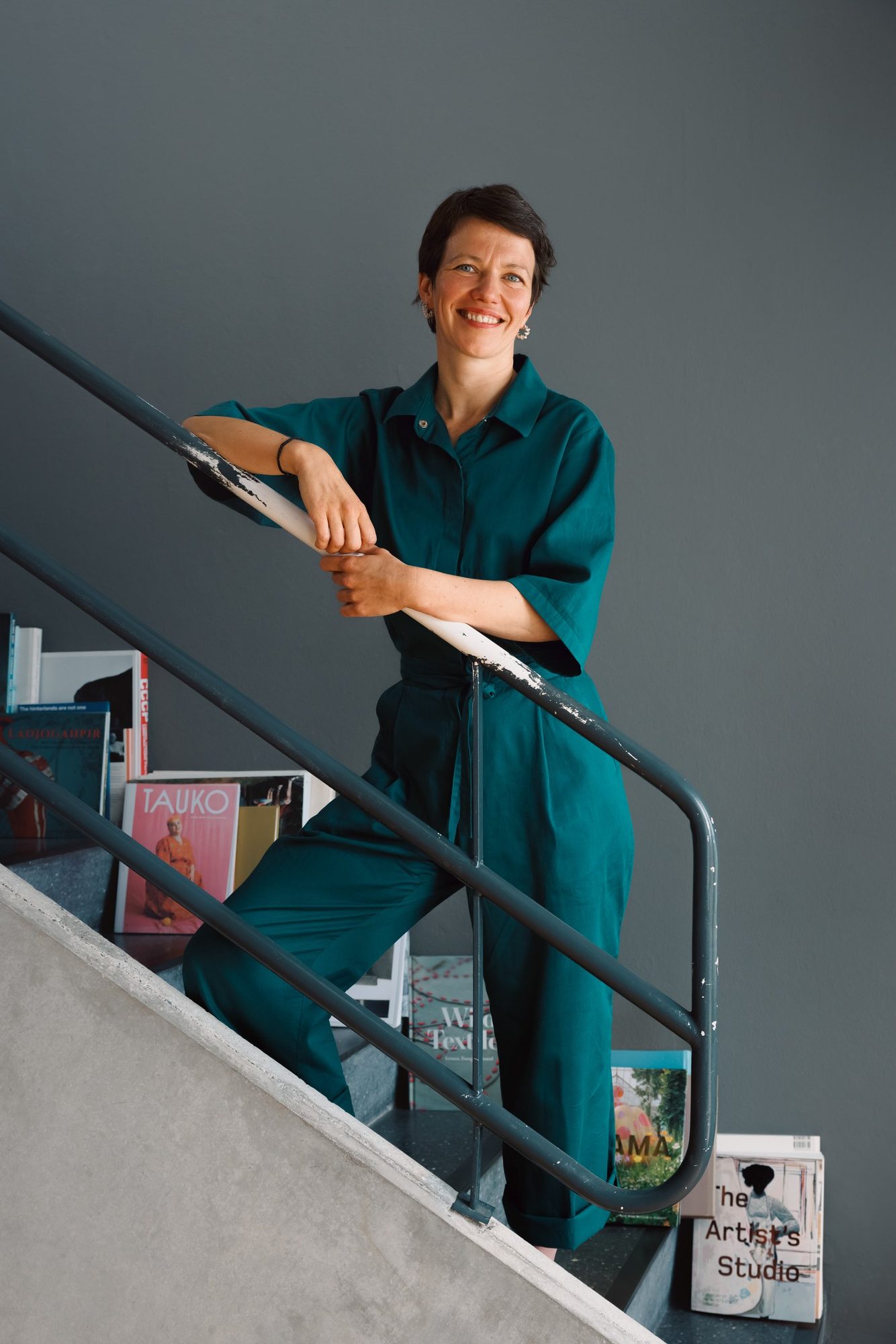 Mila Moisio, founder of Tauko magazine, photographed for Sanoma/UPM, Berlin, 2023